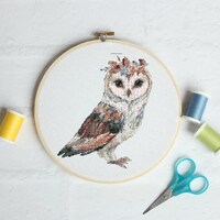 Owl #P64 Embroidery Cross Stitch Pattern Download | Stitching | Cross Stitch Designs | Stitch Design