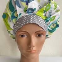 Owls Bouffant Scrub Hat