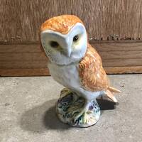 Vintage Beswick Porcelain "Barn Owl" Bird Figurine No. 2026 Made in England