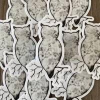 Owl Sticker: Waterproof Vinyl Animal Decal