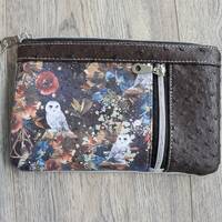 Clutch bag with strap, wristlet wallet with card slots, purse with pockets, coin purse card holder, 