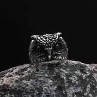 925 Sterling Silver Ring, Owl Design Ring, A Ring For Him, A Ring For Her, Handmade Ring, Owl Ring, 