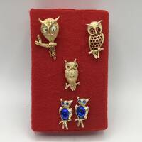 Vintage Owl Pins