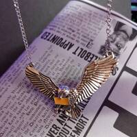 Owl necklace inspired by hp