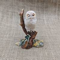 Border Fine Arts Owl Figurine: Ray Ayres Winking Owlet, Scotland