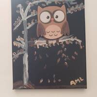 Owl painting