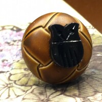 Barn Owl Vintage Adjustable Ring