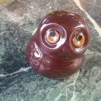 Vintage Jie Gantofta Owl Figurine - Scandinavian Ceramic Decor