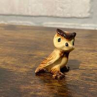 Miniature Owl Glass Figurine, Knick Knacks, Glass Collectibles