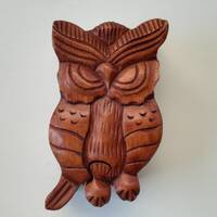 Wooden Magic Jewelry Box – Puzzle box Owl