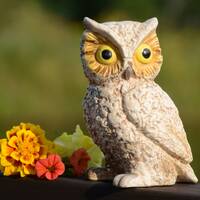 Mid-Century Ceramic Owl Figurine: Retro Kitsch Decor | Owl Knick Knack Statue | 1970s Decor | Retro 