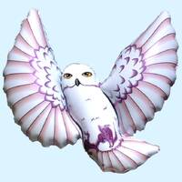 Jumbo 31" Snow Owl Balloon | Owl Birthday Party Decorations | Owl Party Supplies