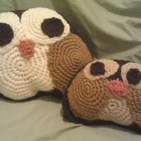 Owl pillows, or "Pillowls"