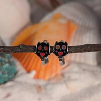 Sterling Silver Owl Earring for girls | Earring for Kids - Children | Silver Gift