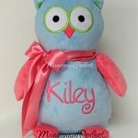 Personalized Plush Owl Stuffed Animal Soft Toy