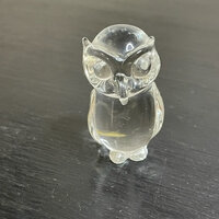 Small glass owl figurine