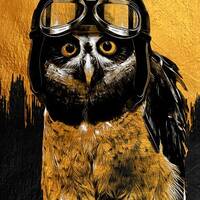 Owl Mint by Michelle Decoupage- Decoupage paper, A3, A1
