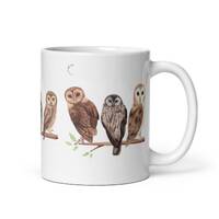 Woodland Owl Mug Forest Owl Lover Gift