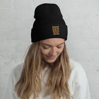 Owl Cuffed Beanie | Embroidered Beanie | Womens Beanie | Mens Beanie | Unisex Beanie | Winter Gift |