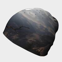 Beanie Hat with Bats, Owl, Full Moon, a Winter Unisex Gift for Men Women Baby Kids and Teens soft Ba