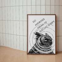 Blade Runner Owl Poster: Philip K. Dick, Voight-Kampff Test