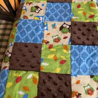 Owl quilt  flannel