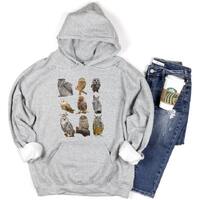 Owls Hoodie Owls Sweatshirt Bird Lover Hoodie Great White Owl Shirt Bird Shirt Bird Hoodie Bird Love