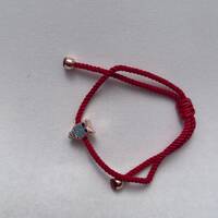 Adjustable Bracelet Red String Zirconium Owl Charm