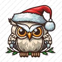Christmas Owl PNG, Merry Christmas Owl Sublimation Design, Owl PNG, Owl PNG