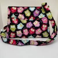 Owls Crossbody Purse with Adjustable Strap