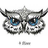 Owl Bird Embroidery Design - Bird Machine Embroidery Pattern & Designs &ndash; 4 Sizes &ndash; I
