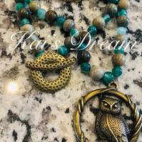 Owl Necklace - Women's Jewelry