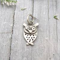 Sterling Silver Wise Owl Charm