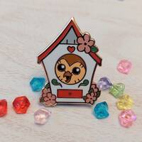 Happy Little Owl Demon - Hard Enamel Pin