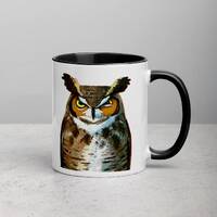 Great Horned Owl Mug for Bird and Nature Lovers