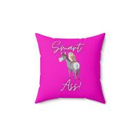 Owl Donkey  Fushia/Pink  Square Pillow