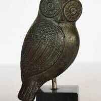 Owl of Athena Minerva - Symbol of Wisdom, Knowledge, Prudence, Change, Transformation and Intuitive 
