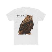 Owl Graphic Tee, Superb Owl Shirt, Bird Lover Gift, Nature T-Shirt, Animal Design Top, Wildlife Tee,