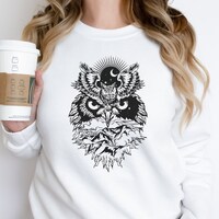 Owl Sweatshirt, Owl Shirt, Owl Lover Gift, Nature Shirt, Owl Sweater, Nature Lover Gift, Owl Lover, 