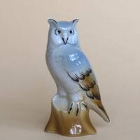 Porcelain figurine Owl Korosten porcelain factory Ukraine