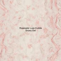 Rosewater Luxe Cuddle Snowy Owl Minky by Shannon Fabrics