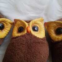 Owl figurines vintage mcm
