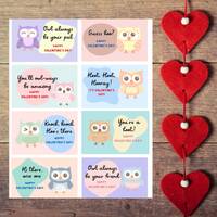 Printable Owl Valentines for kids, Owl Always be your Friend, School Valentines, Valentine Exchange,