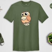 Cute Owl Shirt, Owl Tee, Owl Lover Gift, Bird Tshirt, Owl Lover Shirt, Animal Lover Tee, Gift for An