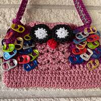 Pop Top Tab Owl Purse