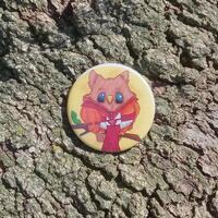 Legend of Zelda x Chibi - Rauru Owl Button | Zelda Fan Art