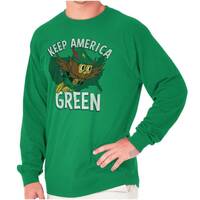 Keep America Green Vintage Woodsy The Owl Long Sleeve Tshirt for Men or Women