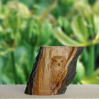 Statue owl, Wooden Owl, Owl, Owl in a tree, Handmade , Wooden Owl Animal, Gift for her,  Home Decor,