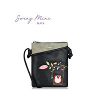 ESPE Swing Vegan Mini Bag, Canadian-Designed Cruelty Free/ Faux Leather Gift for Her/ Fun Cute Owl D
