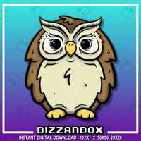 OWL BROWN Twitch Emote / Twitch Emotes / Twitch Stream / Discord Emotes / Streamer / Streaming / Gra